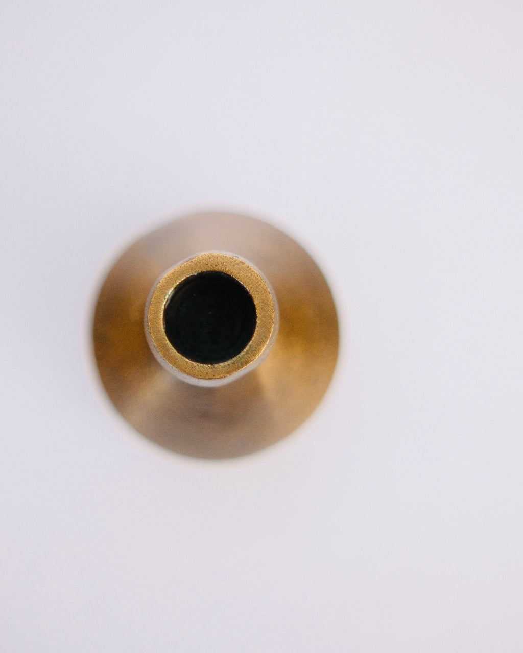 The Buoy Holder | Mid-Century Cast Brass Brutalist Candleholder