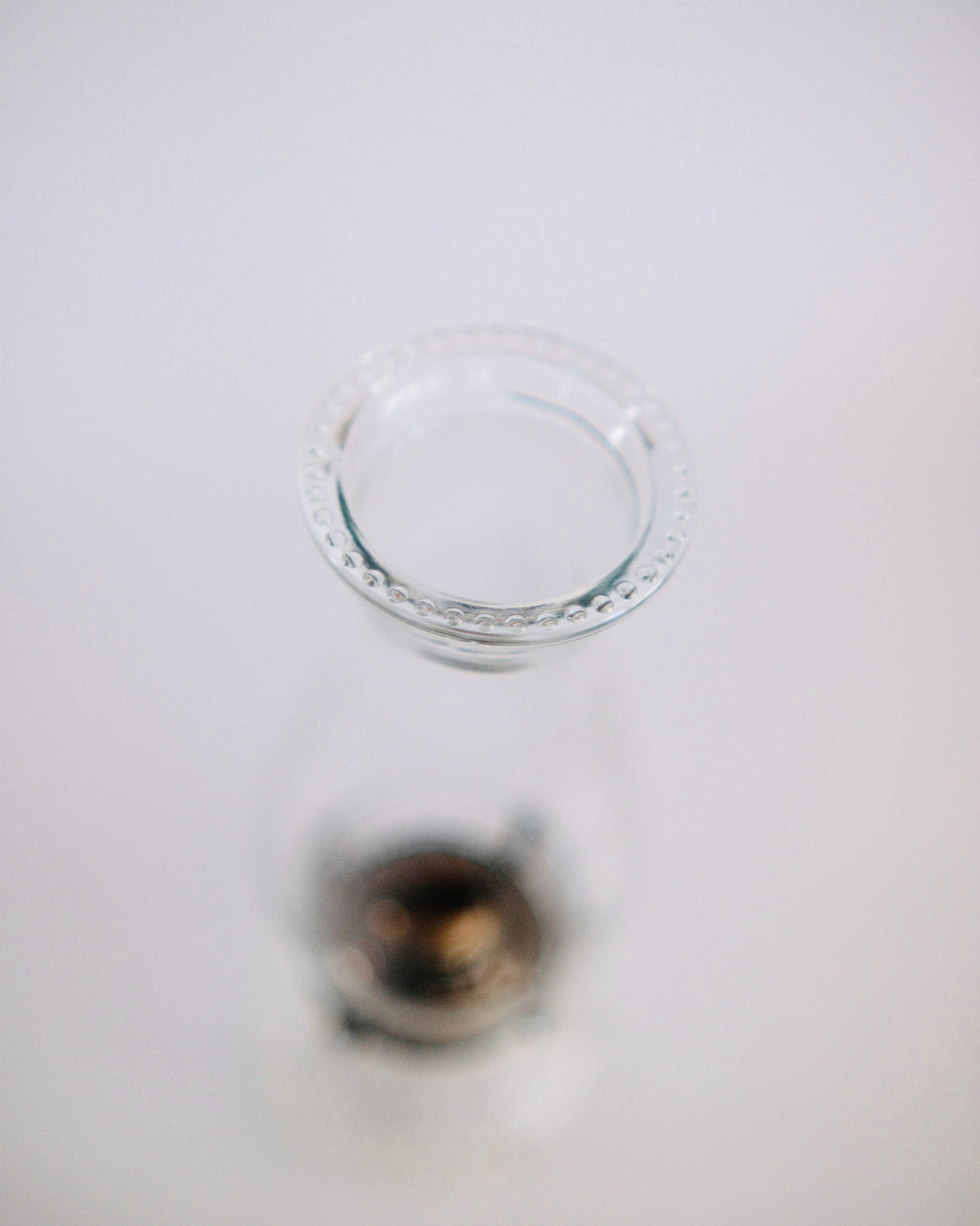 The Beacon | Vintage Austrian Cut Crystal Oil Lamp & Hurricane Chimney