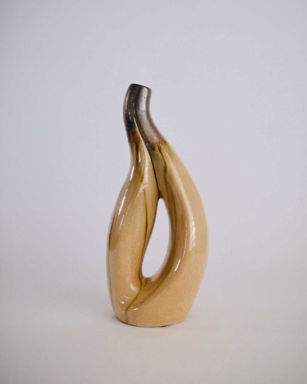 The Flame Vessel | Mid-Century Biomorphic Studio Pottery Sculptural Vase