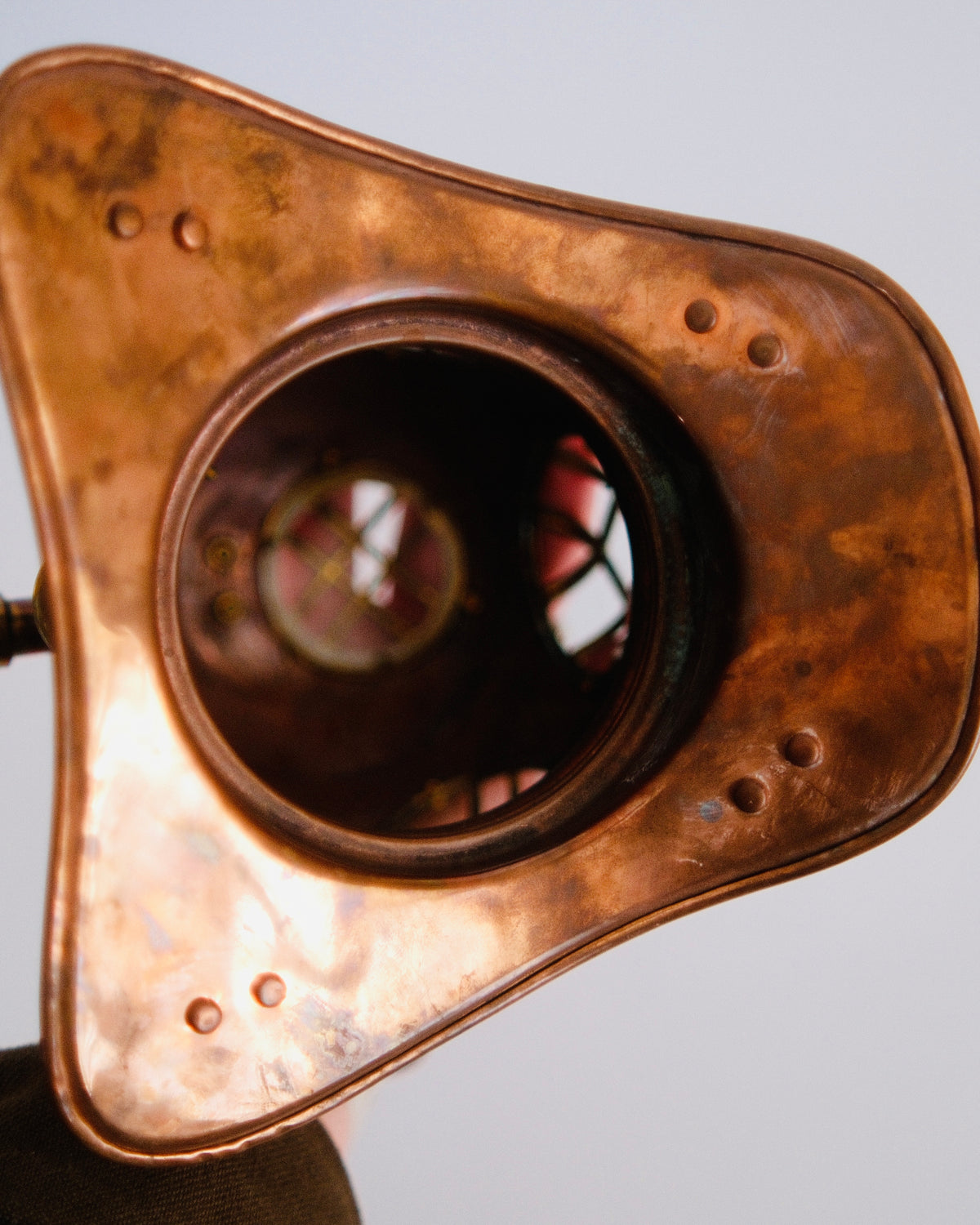 The Fort Bragg Diver | Vintage Copper & Brass Miniature Diving Helmet Model