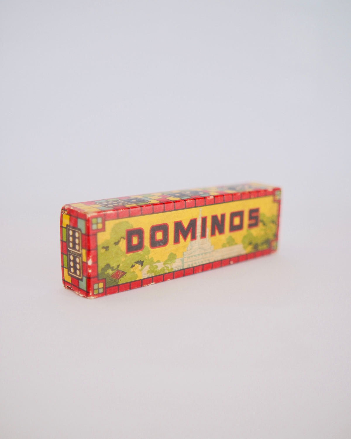 The Unplugged Table | Vintage Mid-Century Dominos Set in Original Graphic Box