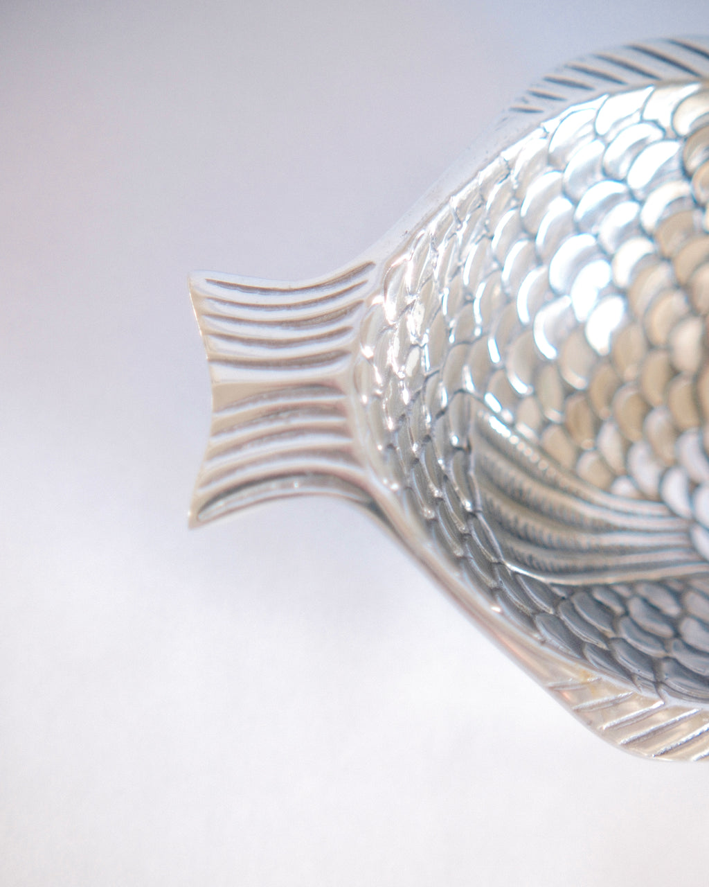 Hacienda Real Polished Mexican Pewter Fish Tray | Hand-Cast Serveware