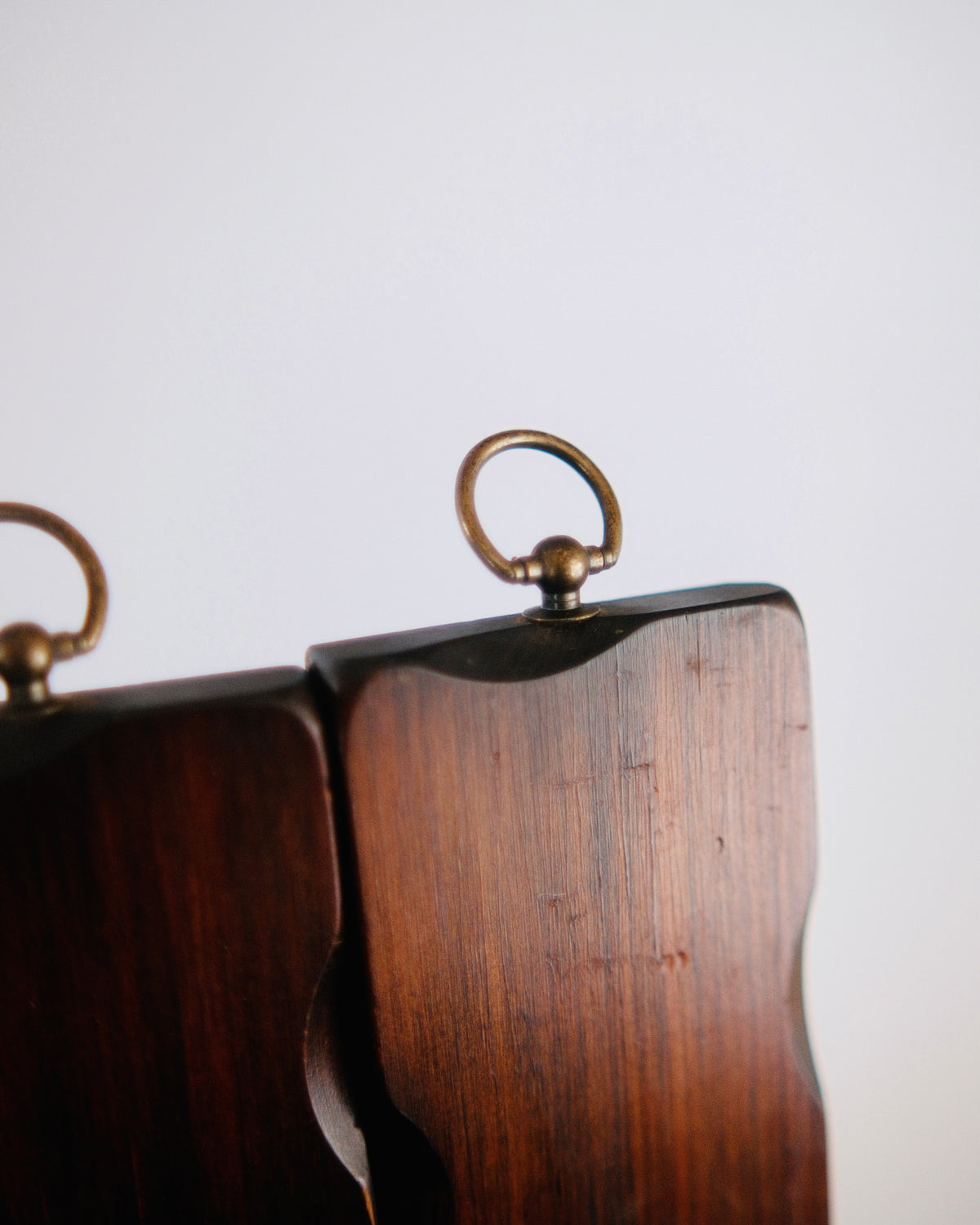 The Scheibe Sconces | Mid-Century Scalloped Pine Wall Candle Holders | Pair
