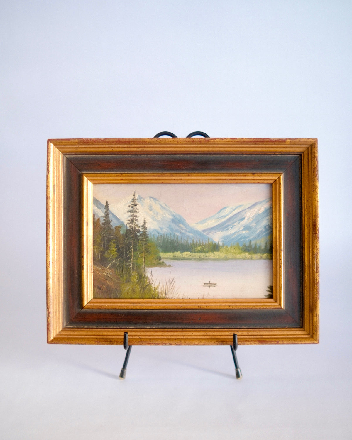 The Solitary Waters | Framed Mid-Century Mountain Landscape