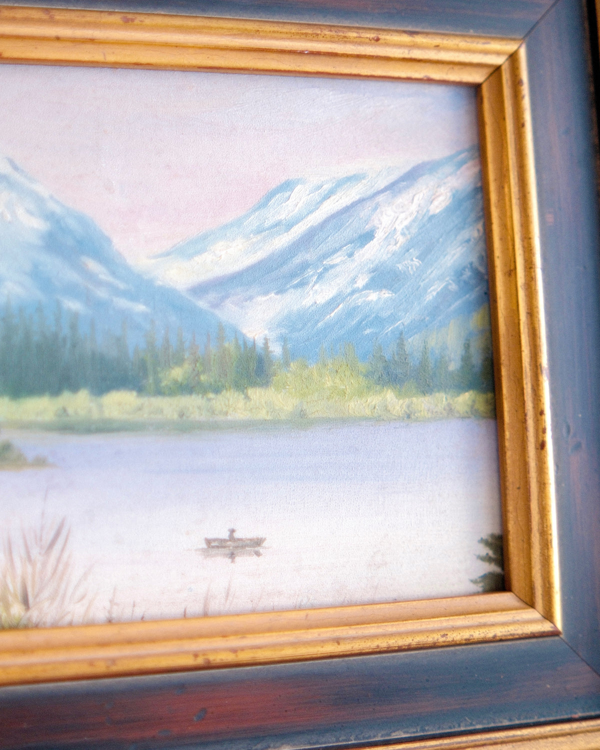 The Solitary Waters | Framed Mid-Century Mountain Landscape