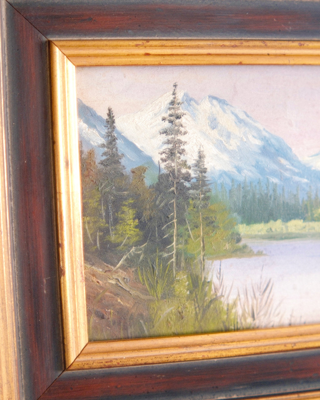 The Solitary Waters | Framed Mid-Century Mountain Landscape