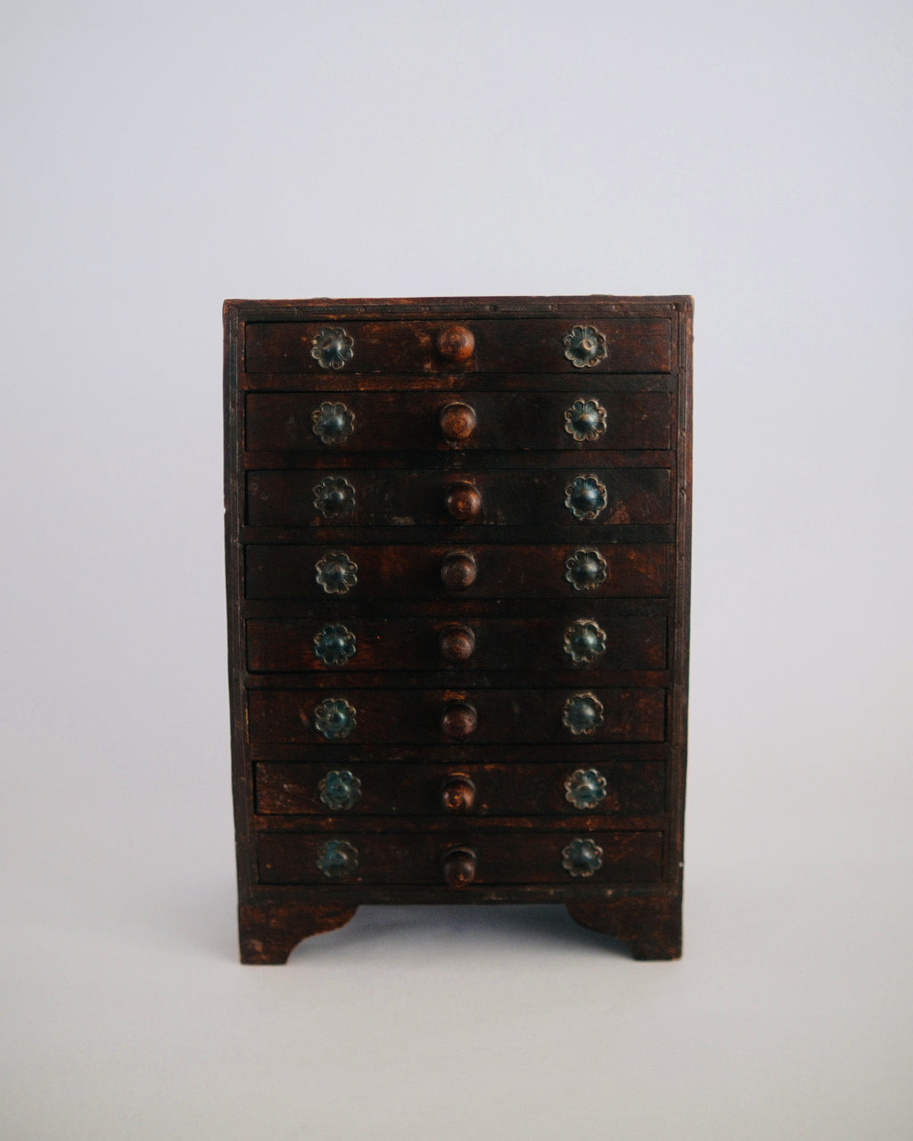 The Navigator’s Chest | Antique 8-Drawer Wooden Spice Cabinet