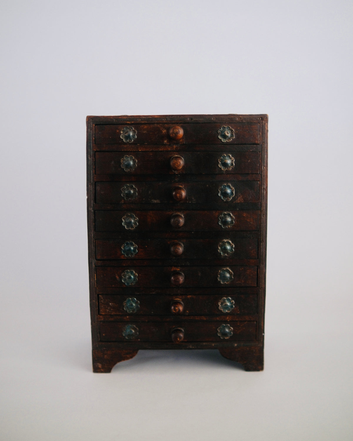 The Navigator’s Chest | Antique 8-Drawer Wooden Spice Cabinet