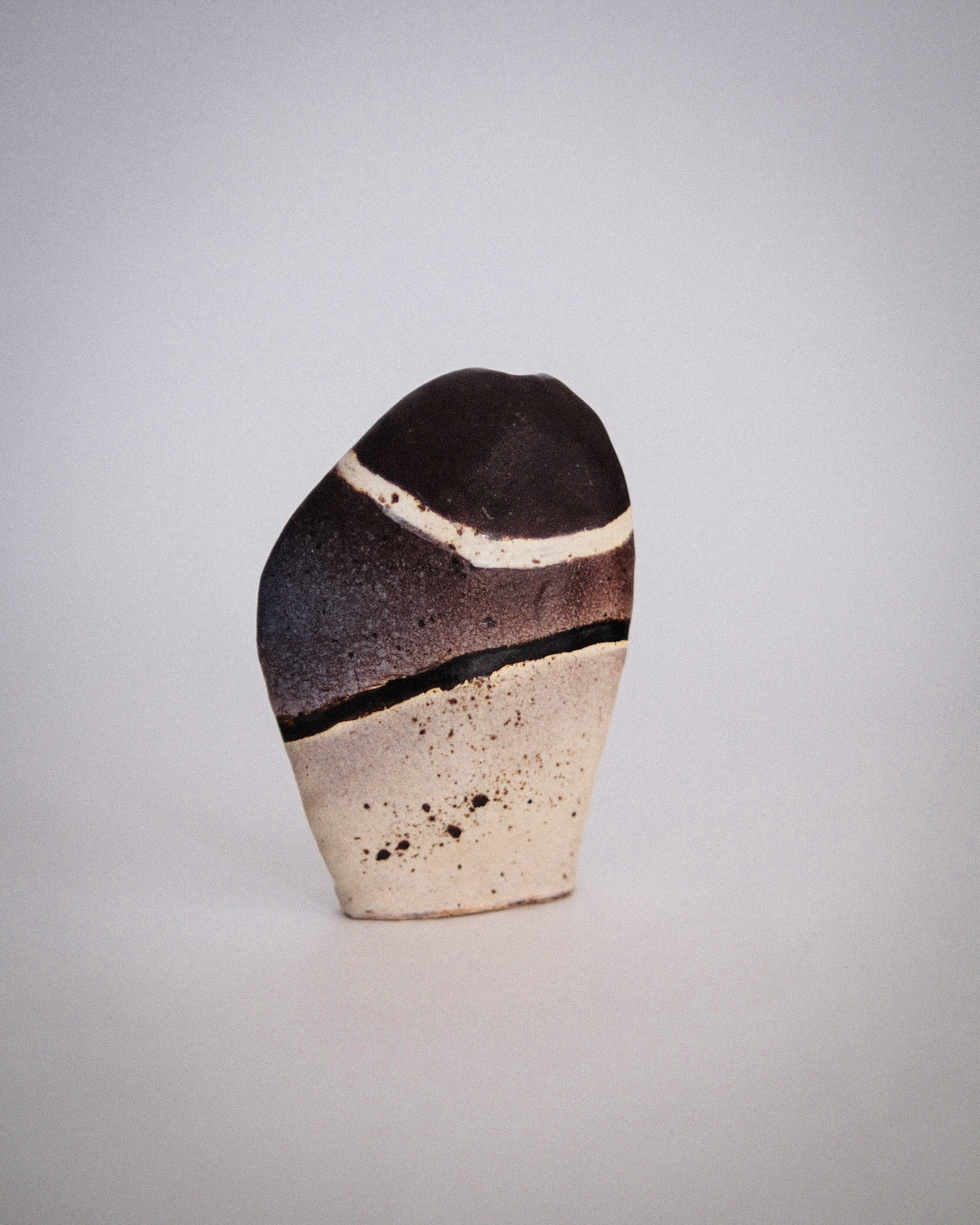 The Monolith | Vintage Asymmetrical Studio Pottery Bud Vase