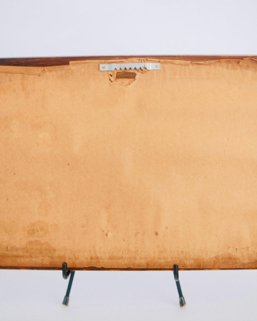 Mid-Century Solid Wood Wall Mirror by Scheibe